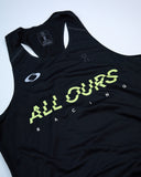 AOR25 // Womens On Singlet Black