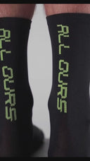 Performance Split Socks // BLACK